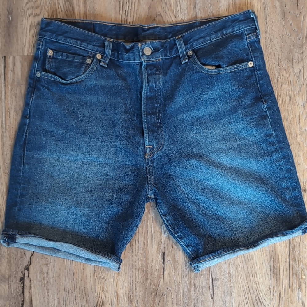 Levi's 501 Blue Denim Shorts